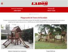 Tablet Screenshot of laborplayground.com.br